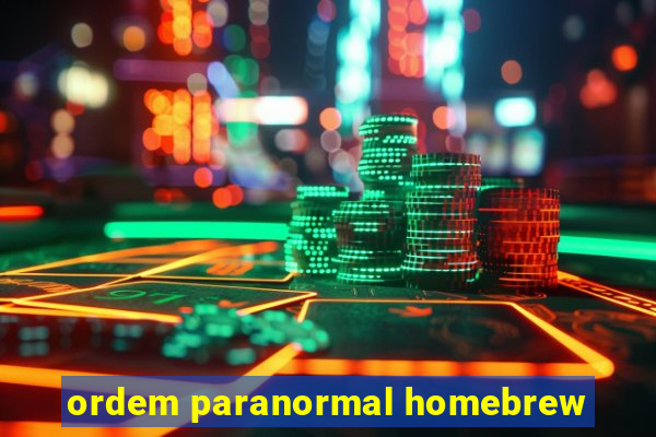 ordem paranormal homebrew